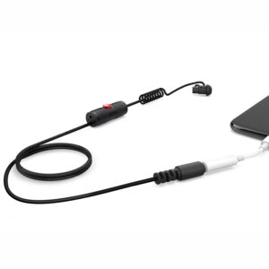 mobile headset with acoustic coil earpiece