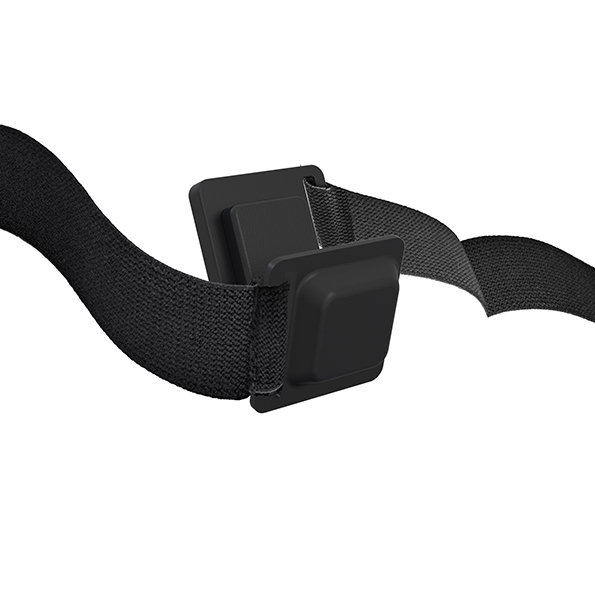throat mic strap with quick release